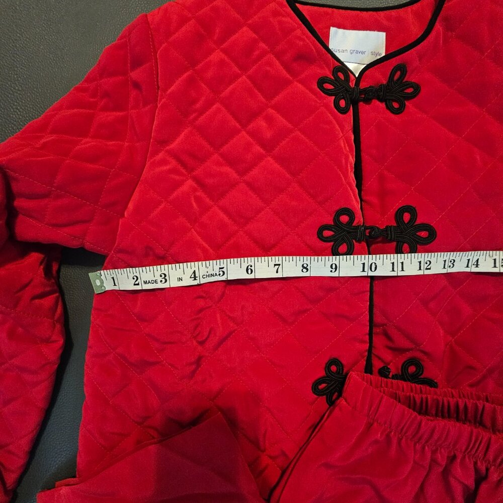 Susan Graver Red Set - Picture 2 of 6
